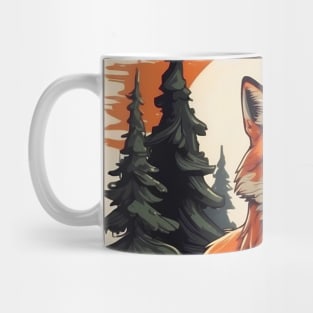 Cute Fox In The Woods Mug